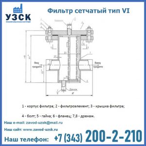 Фильтр сетчатый ФС по Т-ММ-11-2003 в Тольятти