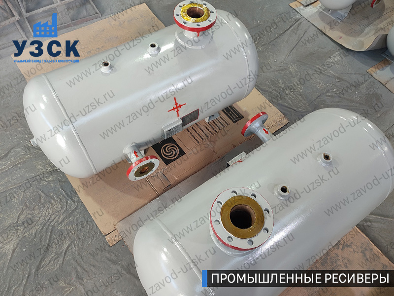 фотография промышленных ресиверовдля газа Тольятти